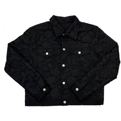 Lace Denim Super Jacket