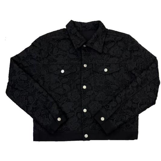 Lace Denim Super Jacket