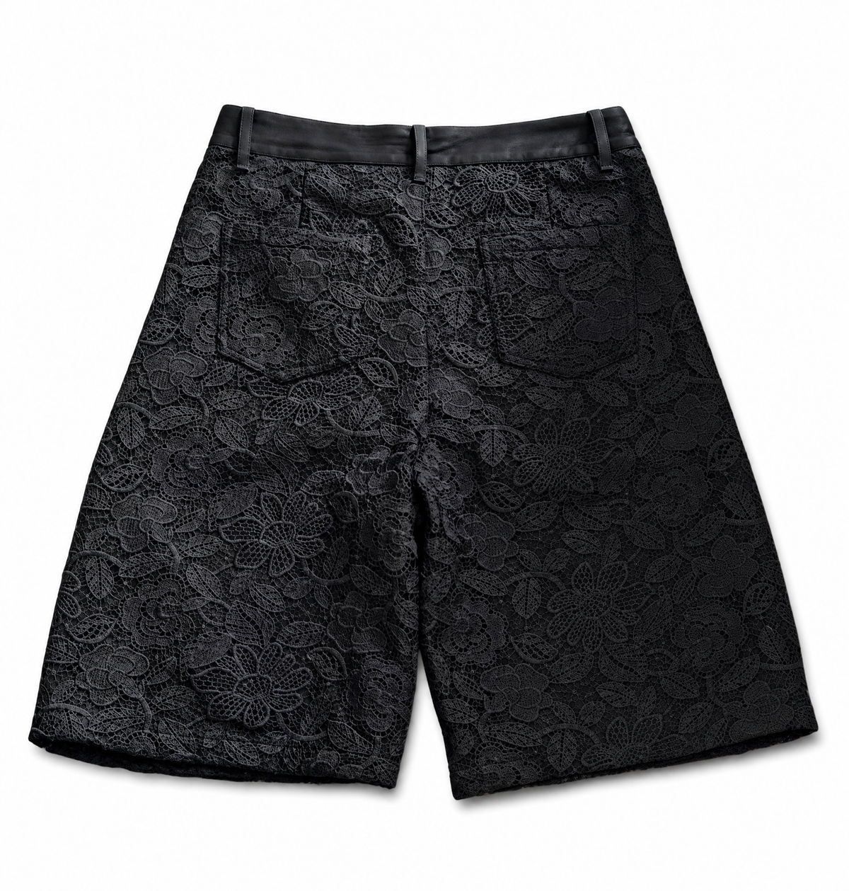 Lace Denim Super Shorts